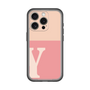 Slim Protection Premium Case［ オリジナル - initial two tone - Y pink ］