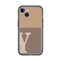 Slim Protection Premium Case［ オリジナル - initial two tone - Y brown ］