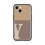 Slim Protection Premium Case［ オリジナル - initial two tone - Y brown ］