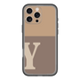 Slim Protection Premium Case［ オリジナル - initial two tone - Y brown ］