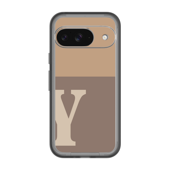 Slim Protection Premium Case［ オリジナル - initial two tone - Y brown ］