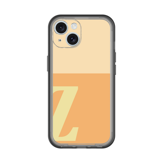 Slim Protection Premium Case［ オリジナル - initial two tone - Z orange ］