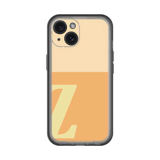 Slim Protection Premium Case［ オリジナル - initial two tone - Z orange ］