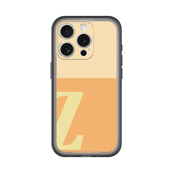 Slim Protection Premium Case［ オリジナル - initial two tone - Z orange ］