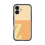 Slim Protection Premium Case［ オリジナル - initial two tone - Z orange ］