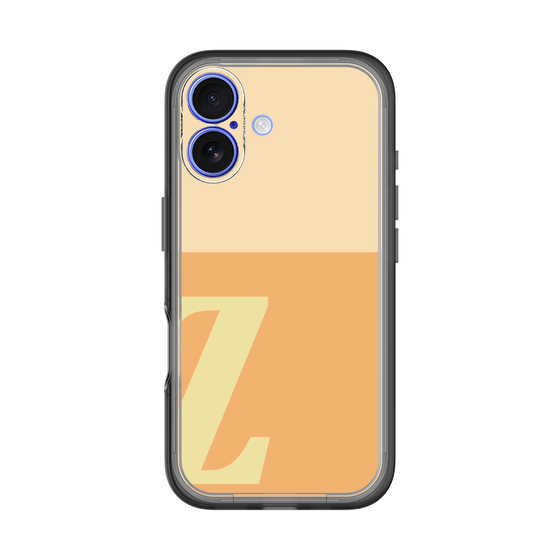 Slim Protection Premium Case［ オリジナル - initial two tone - Z orange ］