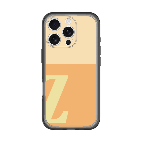 Slim Protection Premium Case［ オリジナル - initial two tone - Z orange ］