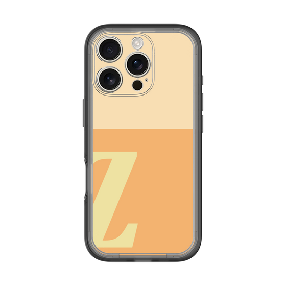 Slim Protection Premium Case［ オリジナル - initial two tone - Z orange ］