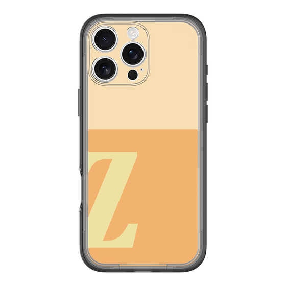 Slim Protection Premium Case［ オリジナル - initial two tone - Z orange ］