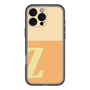 Slim Protection Premium Case［ オリジナル - initial two tone - Z orange ］
