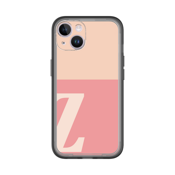 Slim Protection Premium Case［ オリジナル - initial two tone - Z pink ］