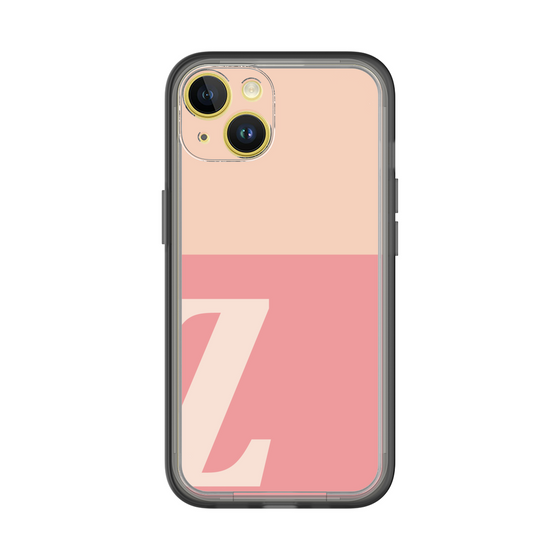 Slim Protection Premium Case［ オリジナル - initial two tone - Z pink ］