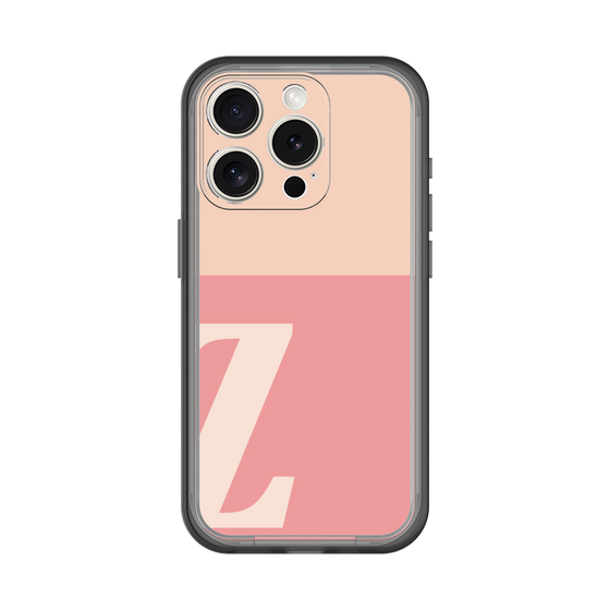 Slim Protection Premium Case［ オリジナル - initial two tone - Z pink ］