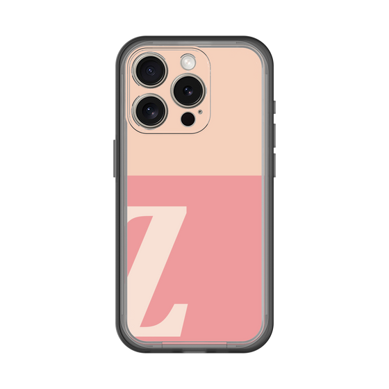 Slim Protection Premium Case［ オリジナル - initial two tone - Z pink ］