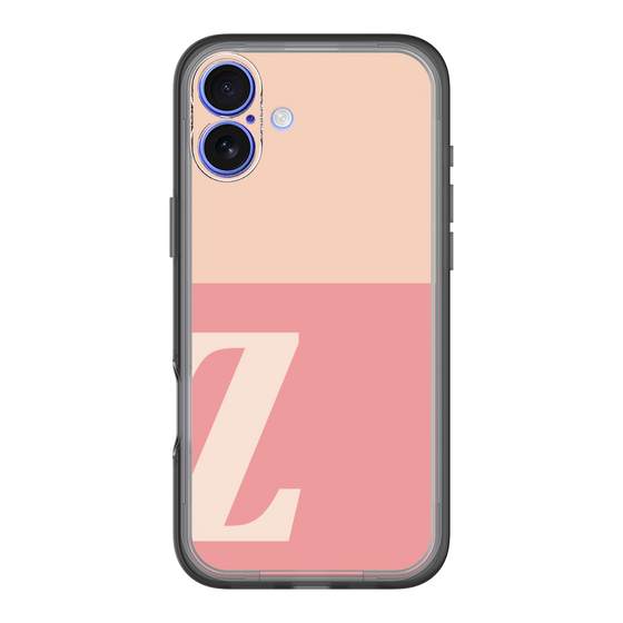 Slim Protection Premium Case［ オリジナル - initial two tone - Z pink ］
