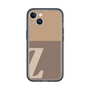 Slim Protection Premium Case［ オリジナル - initial two tone - Z brown ］