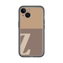 Slim Protection Premium Case［ オリジナル - initial two tone - Z brown ］