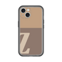 Slim Protection Premium Case［ オリジナル - initial two tone - Z brown ］