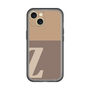 Slim Protection Premium Case［ オリジナル - initial two tone - Z brown ］