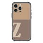 Slim Protection Premium Case［ オリジナル - initial two tone - Z brown ］