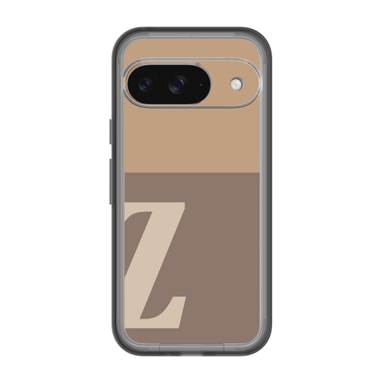 Slim Protection Premium Case［ オリジナル - initial two tone - Z brown ］