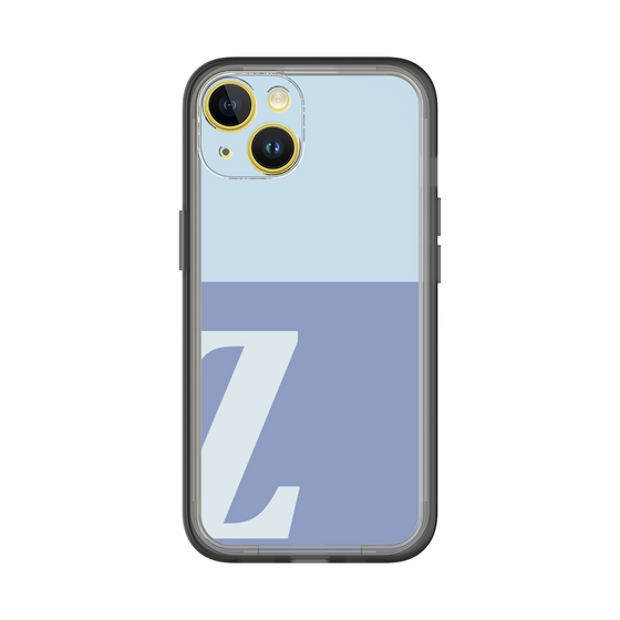 Slim Protection Premium Case［ オリジナル - initial two tone - Z blue ］