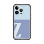 Slim Protection Premium Case［ オリジナル - initial two tone - Z blue ］