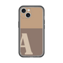 Slim Protection Premium Case［ オリジナル - initial two tone - A brown ］