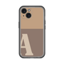 Slim Protection Premium Case［ オリジナル - initial two tone - A brown ］