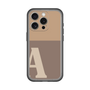 Slim Protection Premium Case［ オリジナル - initial two tone - A brown ］