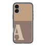 Slim Protection Premium Case［ オリジナル - initial two tone - A brown ］