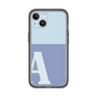 Slim Protection Premium Case［ オリジナル - initial two tone - A blue ］