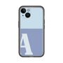 Slim Protection Premium Case［ オリジナル - initial two tone - A blue ］