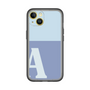 Slim Protection Premium Case［ オリジナル - initial two tone - A blue ］