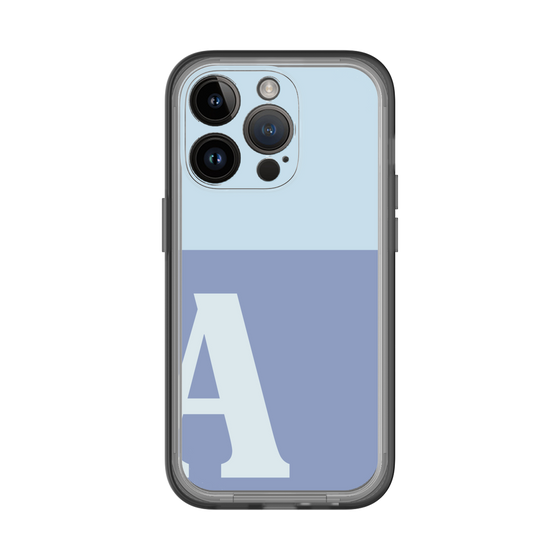 Slim Protection Premium Case［ オリジナル - initial two tone - A blue ］