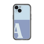 Slim Protection Premium Case［ オリジナル - initial two tone - A blue ］