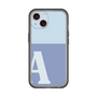 Slim Protection Premium Case［ オリジナル - initial two tone - A blue ］
