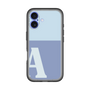 Slim Protection Premium Case［ オリジナル - initial two tone - A blue ］