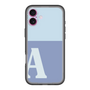 Slim Protection Premium Case［ オリジナル - initial two tone - A blue ］