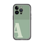 Slim Protection Premium Case［ オリジナル - initial two tone - A green ］