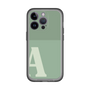 Slim Protection Premium Case［ オリジナル - initial two tone - A green ］