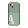 Slim Protection Premium Case［ オリジナル - initial two tone - A green ］