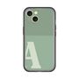 Slim Protection Premium Case［ オリジナル - initial two tone - A green ］