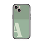 Slim Protection Premium Case［ オリジナル - initial two tone - A green ］