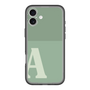 Slim Protection Premium Case［ オリジナル - initial two tone - A green ］