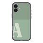 Slim Protection Premium Case［ オリジナル - initial two tone - A green ］