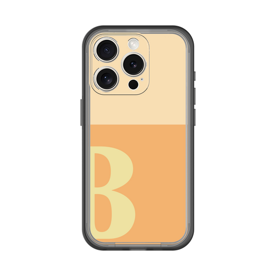 Slim Protection Premium Case［ オリジナル - initial two tone - B orange ］