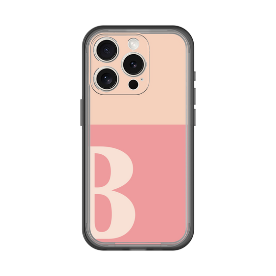 Slim Protection Premium Case［ オリジナル - initial two tone - B pink ］