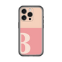 Slim Protection Premium Case［ オリジナル - initial two tone - B pink ］