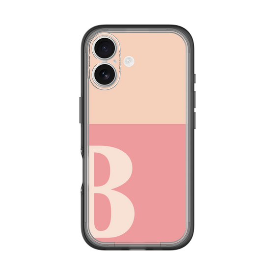 Slim Protection Premium Case［ オリジナル - initial two tone - B pink ］